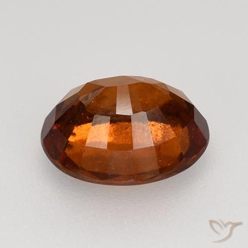 Grenat Hessonite Orange moyen naturelle ovale, 2.94 ct, VS-SI