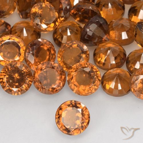 Grenat Hessonite Orange foncé naturelle Tour, 1.27 ct, VS-SI