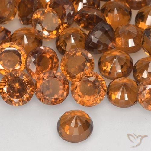 Grenat Hessonite Orange foncé naturelle Tour, 1.27 ct, VS-SI