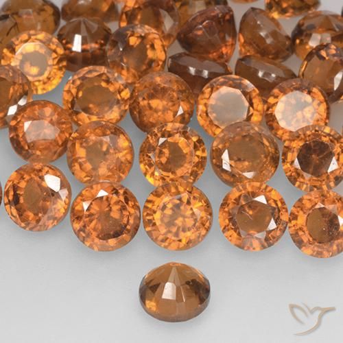 Grenat Hessonite Orange foncé naturelle Tour, 0.96 ct, VS-SI