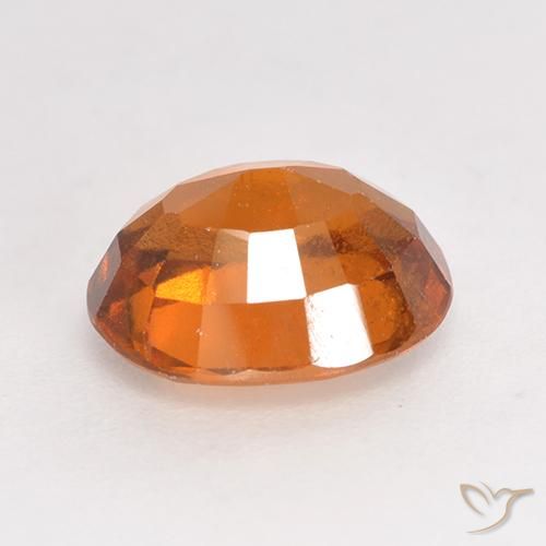 Grenat Hessonite Orange moyen-foncé naturelle ovale, 1.96 ct, VS-SI