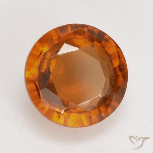 Grenat Hessonite Orange moyen-foncé naturelle Tour, 1.36 ct, VS-SI
