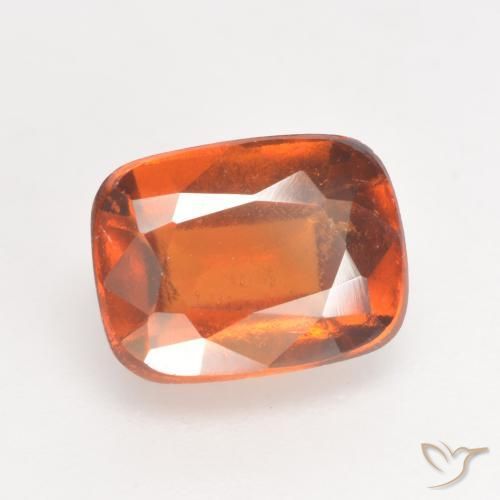 Grenat Hessonite Orange moyen naturelle Coussin, 2.86 ct, SI