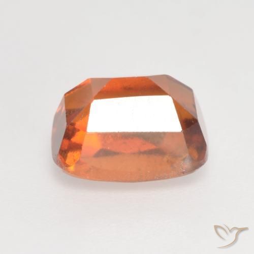 Grenat Hessonite Orange moyen naturelle Coussin, 2.86 ct, SI