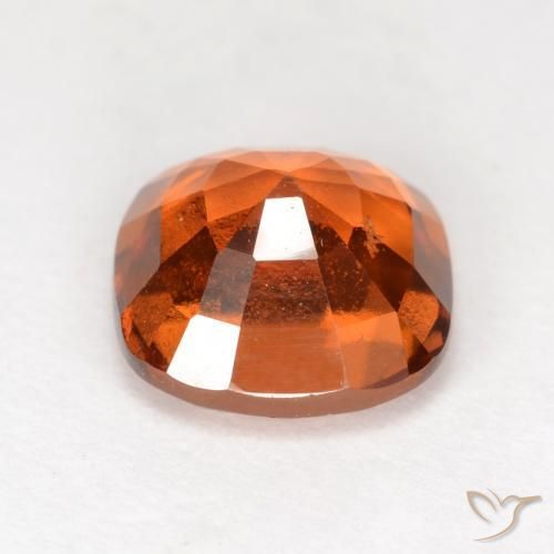 Grenat Hessonite Orange moyen naturelle Coussin, 2.05 ct, VS