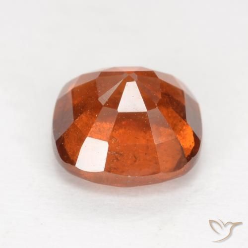 Grenat Hessonite Orange moyen naturelle Coussin, 2.09 ct, VS-SI