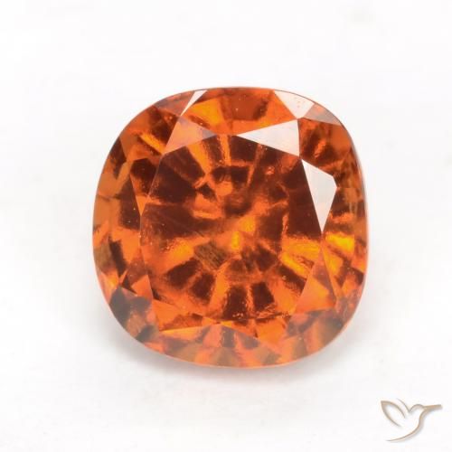 2.06ct Naturel Orange moyen Grenat Hessonite, Coussin, VVS-VS