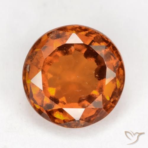Grenat Hessonite Orange moyen-foncé naturelle Tour, 2.32 ct, VS-SI