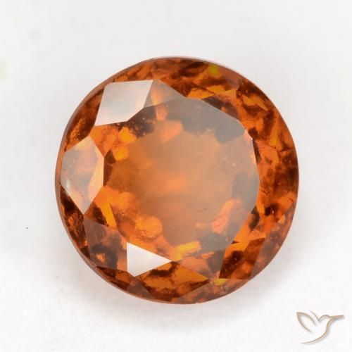 Grenat Hessonite Orange moyen-foncé naturelle Tour, 2.32 ct, VS-SI