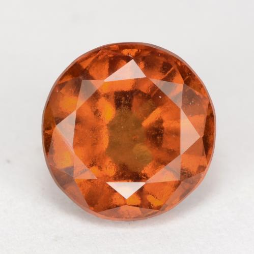 Grenat Hessonite Orange foncé naturelle Coupe roude, 2.63 ct, VS