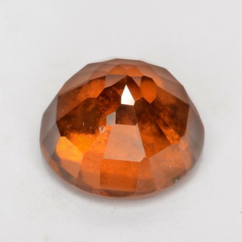 Grenat Hessonite Orange foncé naturelle Coupe roude, 2.63 ct, VS