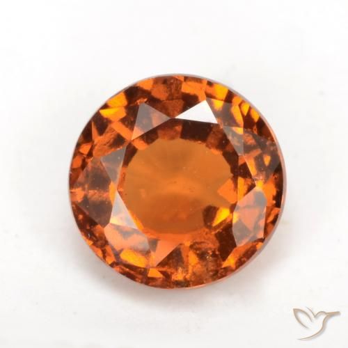 1.61ct Naturel Orange rougeâtre Grenat Hessonite, Tour, VS