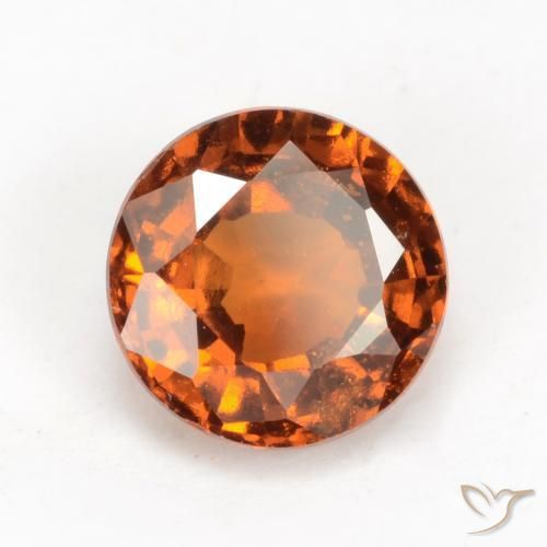 Grenat Hessonite Orange rougeâtre naturelle Tour, 1.61 ct, VS