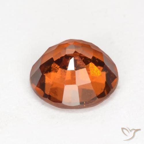 Grenat Hessonite Orange rougeâtre naturelle Tour, 1.61 ct, VS