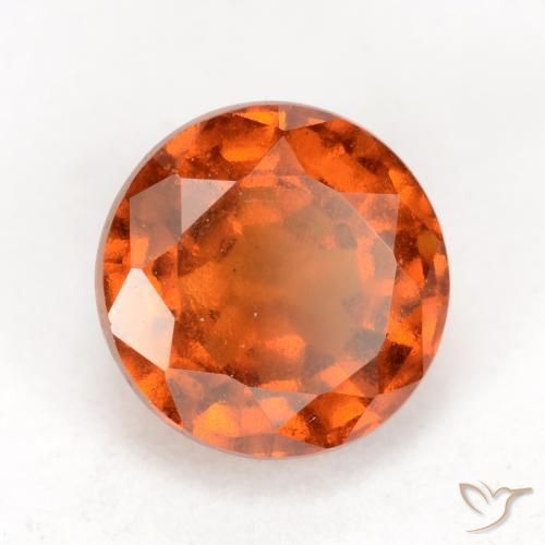 Grenat Hessonite Orange foncé naturelle Tour, 1.51 ct, VS