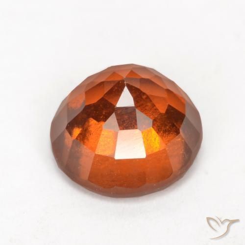 Grenat Hessonite Orange foncé naturelle Tour, 1.51 ct, VS