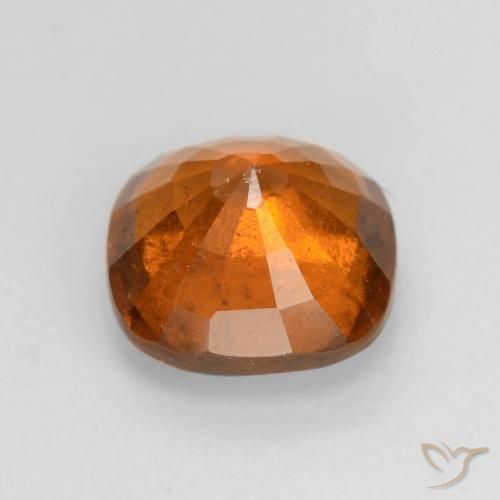 Grenat Hessonite Orange moyen naturelle Coussin, 2.08 ct, VS-SI