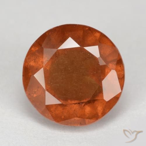 2.87ct Naturel Orange foncé Grenat Hessonite, Tour, VS-SI