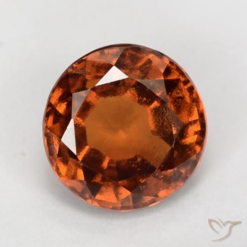 Grenat Hessonite Ambre orange naturelle Tour, 2.10 ct, VS