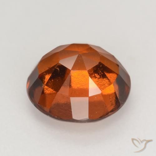 Grenat Hessonite Ambre orange naturelle Tour, 2.10 ct, VS