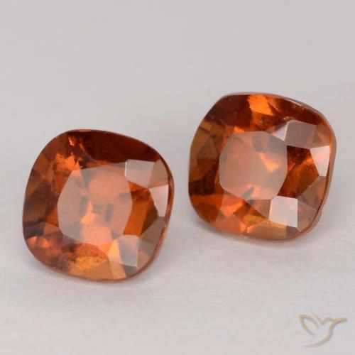 Shop natural 2.65ct Orange moyen-foncé Grenat Hessonite gems, Coussin, from Madagascar at GemSelect. In stock, global shipping!