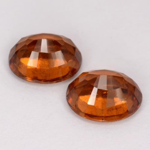 Achetez naturel 4,63ct orange grenat hessonite gems, coupe ovale, en provenance madagascar chez gemselect. en stock, livraison internationale!
