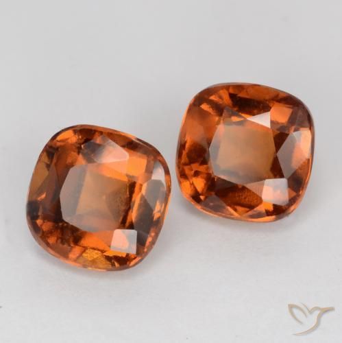 Shop natural 2.62ct Orange moyen Grenat Hessonite gems, Coussin, from Madagascar at GemSelect. In stock, global shipping!