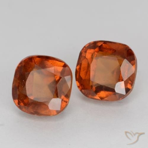 Shop natural 3.30ct Ambre orange Grenat Hessonite gems, Coussin, from Madagascar at GemSelect. In stock, global shipping!