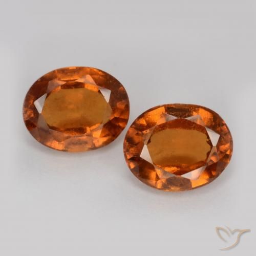 Shop natural 3.42ct Orange foncé Grenat Hessonite gems, ovale, from Madagascar at GemSelect. In stock, global shipping!