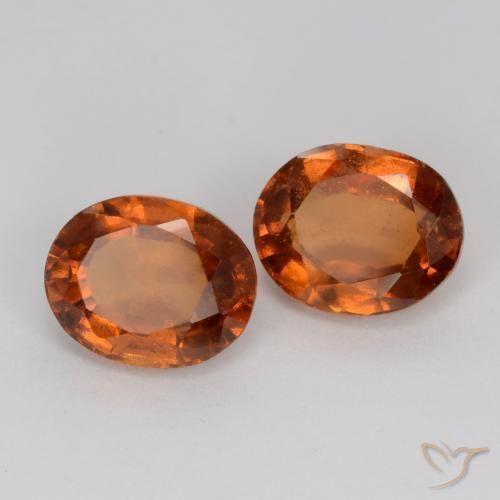 Shop natural 3.42ct Orange foncé Grenat Hessonite gems, ovale, from Madagascar at GemSelect. In stock, global shipping!
