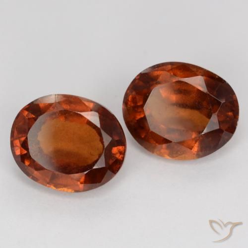 Achetez naturel 4,64ct orange grenat hessonite gems, coupe ovale, en provenance madagascar chez gemselect. en stock, livraison internationale!