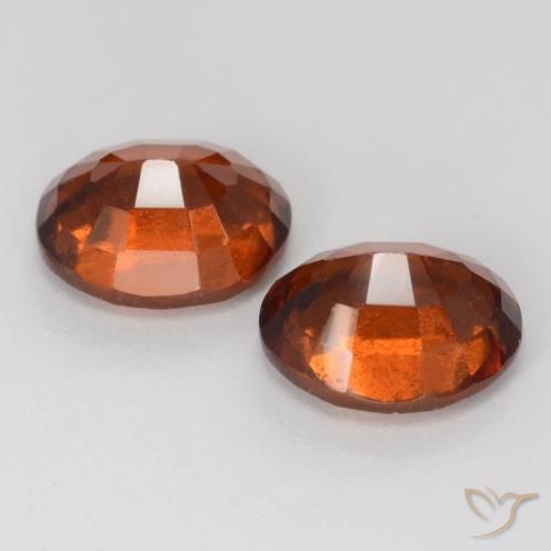 Achetez naturel 4,64ct orange grenat hessonite gems, coupe ovale, en provenance madagascar chez gemselect. en stock, livraison internationale!
