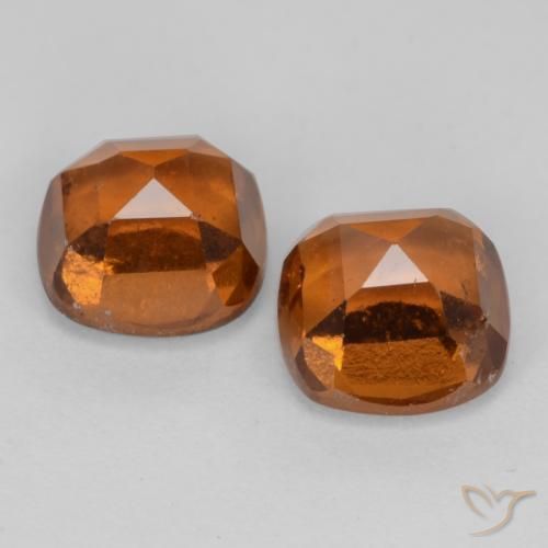 Shop natural 2.91ct Orange moyen Grenat Hessonite gems, Coussin, from Madagascar at GemSelect. In stock, global shipping!