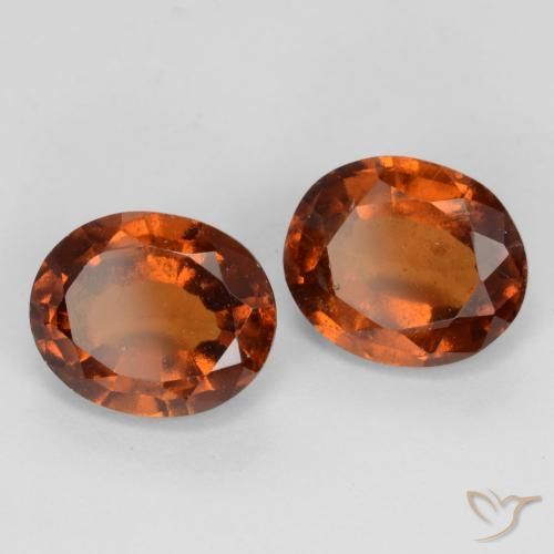 Shop natural 3.85ct Orange foncé Grenat Hessonite gems, ovale, from Madagascar at GemSelect. In stock, global shipping!