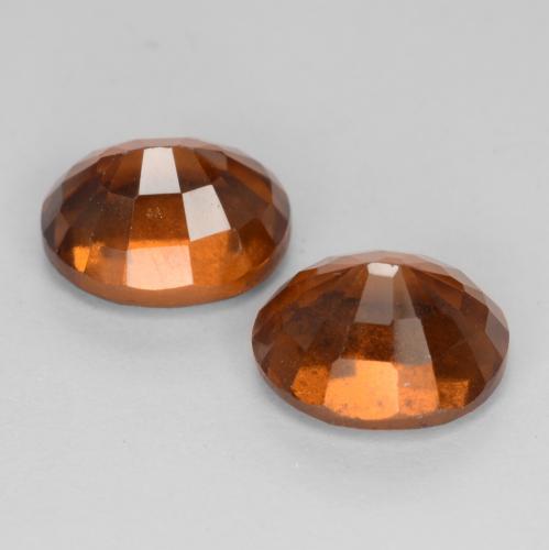 Achetez naturel 4,86ct orange grenat hessonite gems, coupe ovale, en provenance madagascar chez gemselect. en stock, livraison internationale!