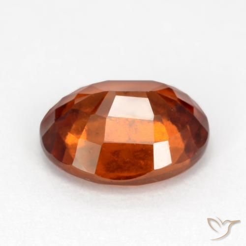 Grenat Hessonite Orange moyen naturelle ovale, 2.41 ct, VS-SI