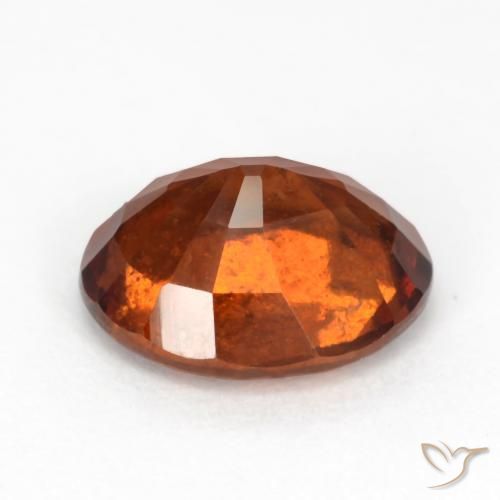 Grenat Hessonite Orange foncé naturelle ovale, 2.51 ct, VS-SI