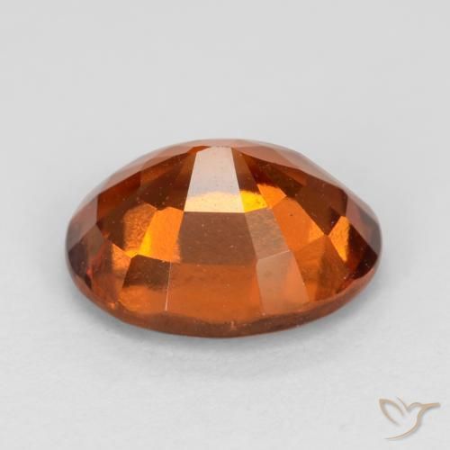 Grenat Hessonite Orange moyen-foncé naturelle ovale, 2.22 ct, VS