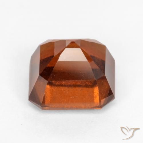 Grenat Hessonite Orange moyen-foncé naturelle Octogone / coupe Émeraude, 2.18 ct, VS-SI