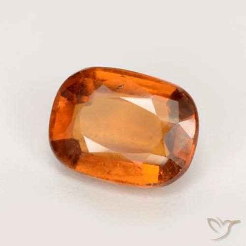 Grenat Hessonite Orange moyen-foncé naturelle Coussin, 2.04 ct, VS-SI