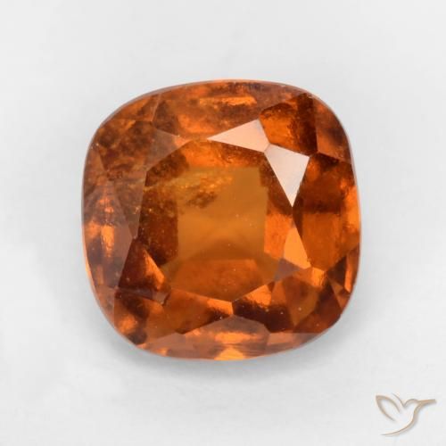 1.86ct Naturel Orange moyen-foncé Grenat Hessonite, Coussin, SI