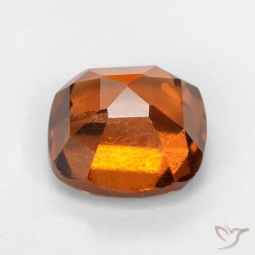 Grenat Hessonite Orange moyen-foncé naturelle Coussin, 1.86 ct, SI