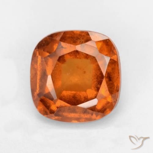 2.01ct Naturel Orange moyen-foncé Grenat Hessonite, Coussin, SI
