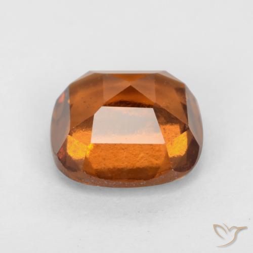 Grenat Hessonite Orange foncé naturelle Coussin, 1.93 ct, VS-SI