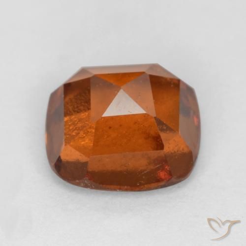 Grenat Hessonite Orange rougeâtre naturelle Coussin, 1.78 ct, SI