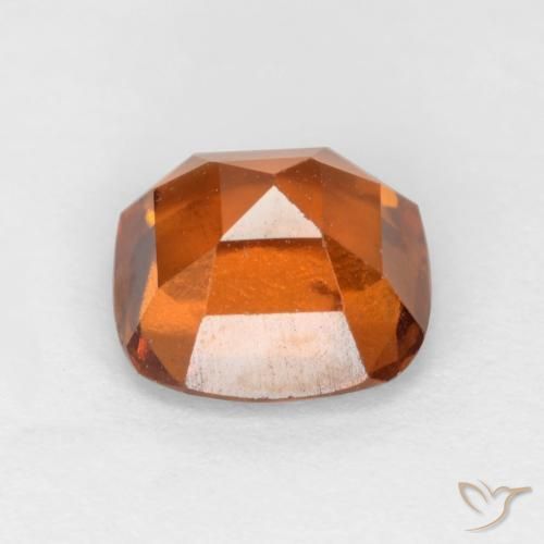 Grenat Hessonite Orange moyen-foncé naturelle Coussin, 1.71 ct, VS-SI