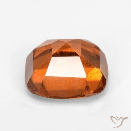 Grenat Hessonite Orange moyen naturelle Coussin, 1.69 ct, VS