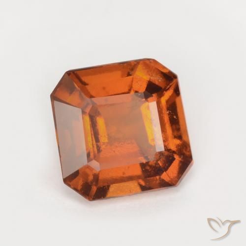 Grenat Hessonite Orange moyen-foncé naturelle Octogone / coupe Émeraude, 1.69 ct, SI