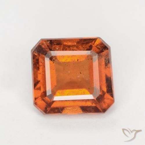 1.86ct Naturel Orange moyen-foncé Grenat Hessonite, Taille émeraude, SI