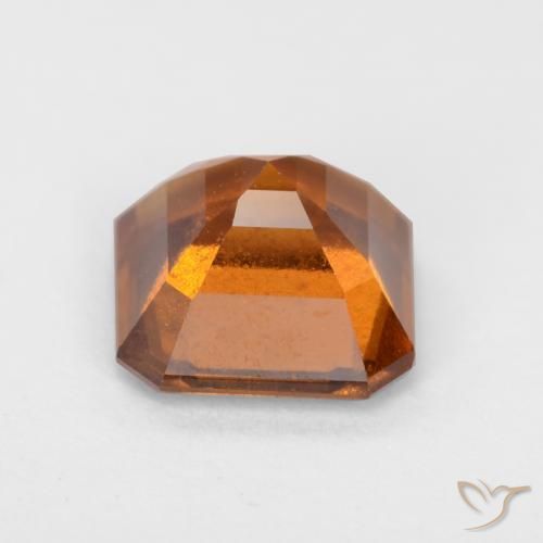 Grenat Hessonite Orange moyen naturelle Octogone / coupe Émeraude, 1.91 ct, VS-SI